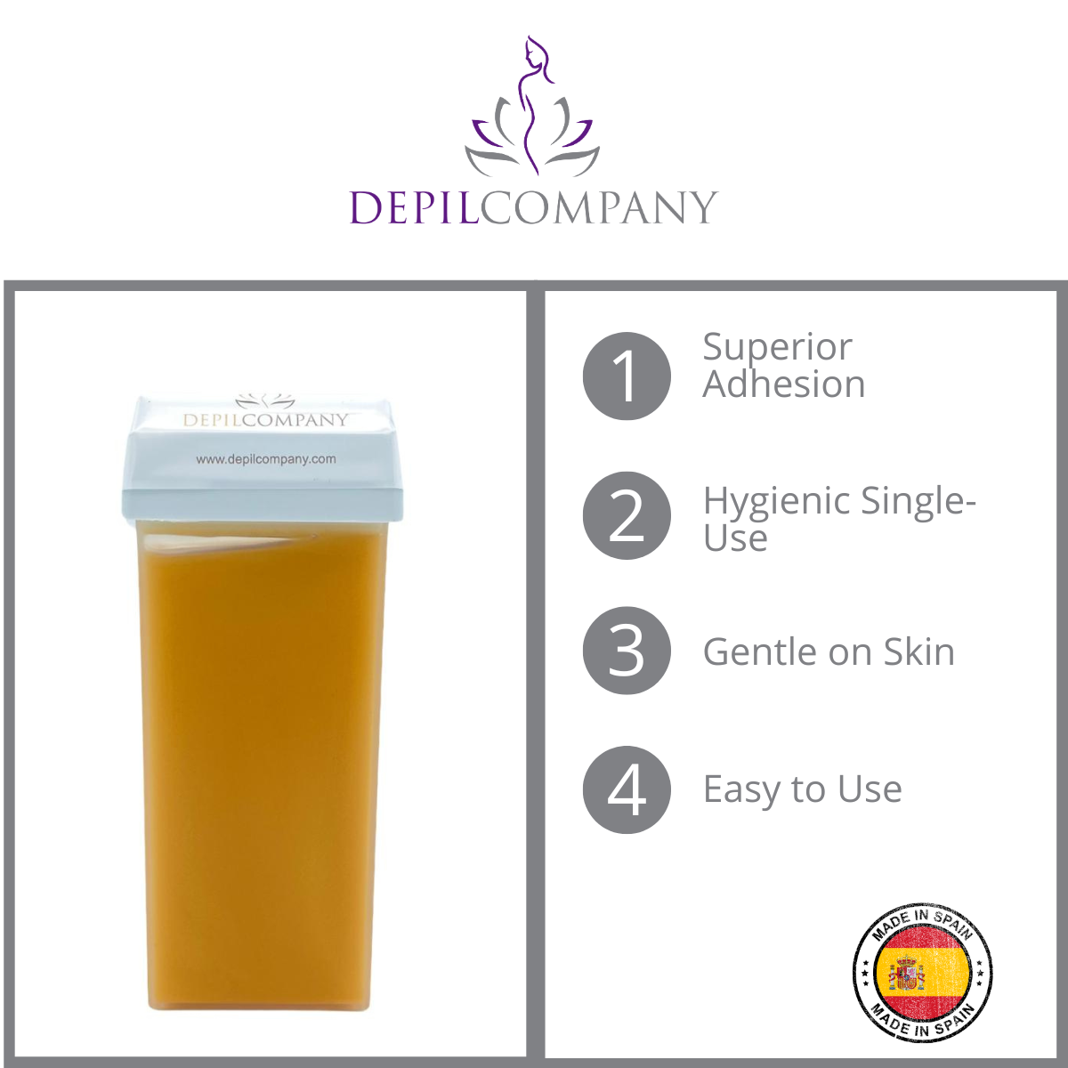 Depilcompany Roll-on Honey 288 Units