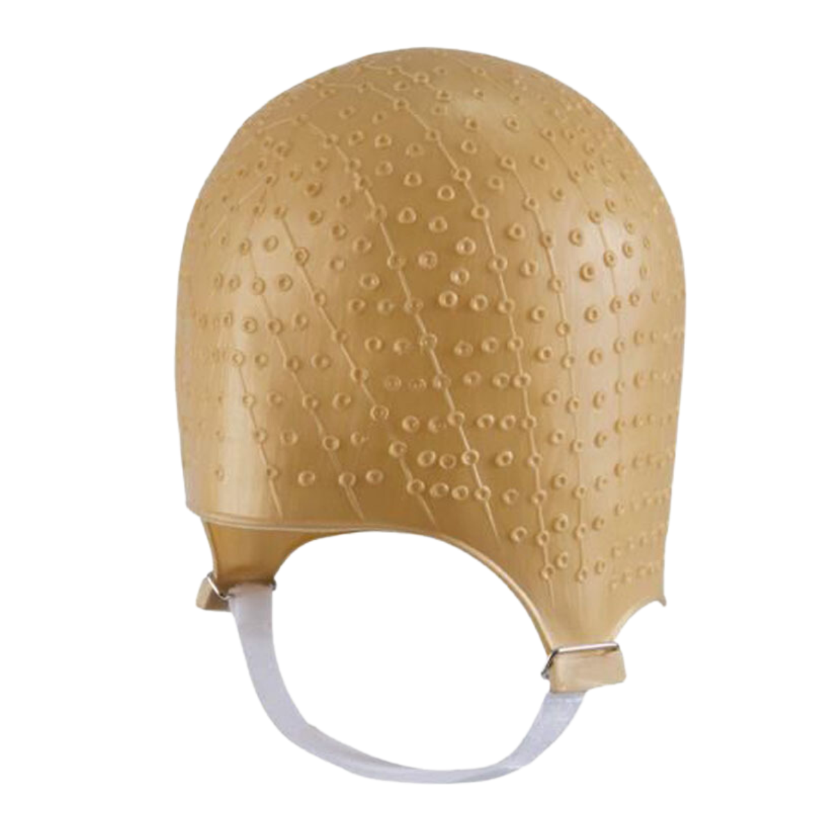 DOMPEL Reusable Professional Silicone Gold Cap with Hook | Special for Hair Dyeing | Model 664-CA-HAIR STYLIST-DOMPEL