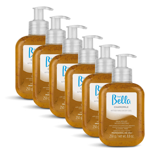 Depil Bella Post Waxing Chamomile Body Gel 250g (6 Units Offer) - Depilcompany