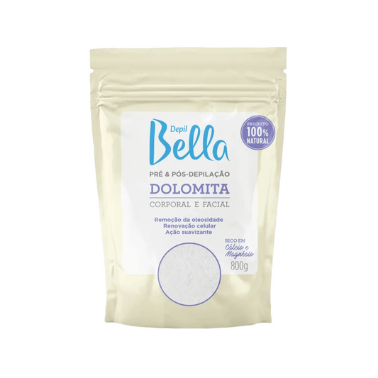 Depil Bella Dolomite Powder for Pre and Post Waxing, Body and Facial - 800G-PRE-WAX-DEPILBELLA