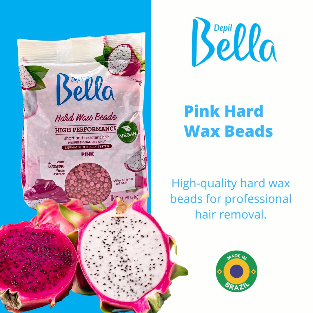 Depil Bella Pink Pitaya Confetti Hard Wax Beads - High-Performance Hair Removal | Vegan 2.2 lbs-HARDWAX-DEPILBELLA