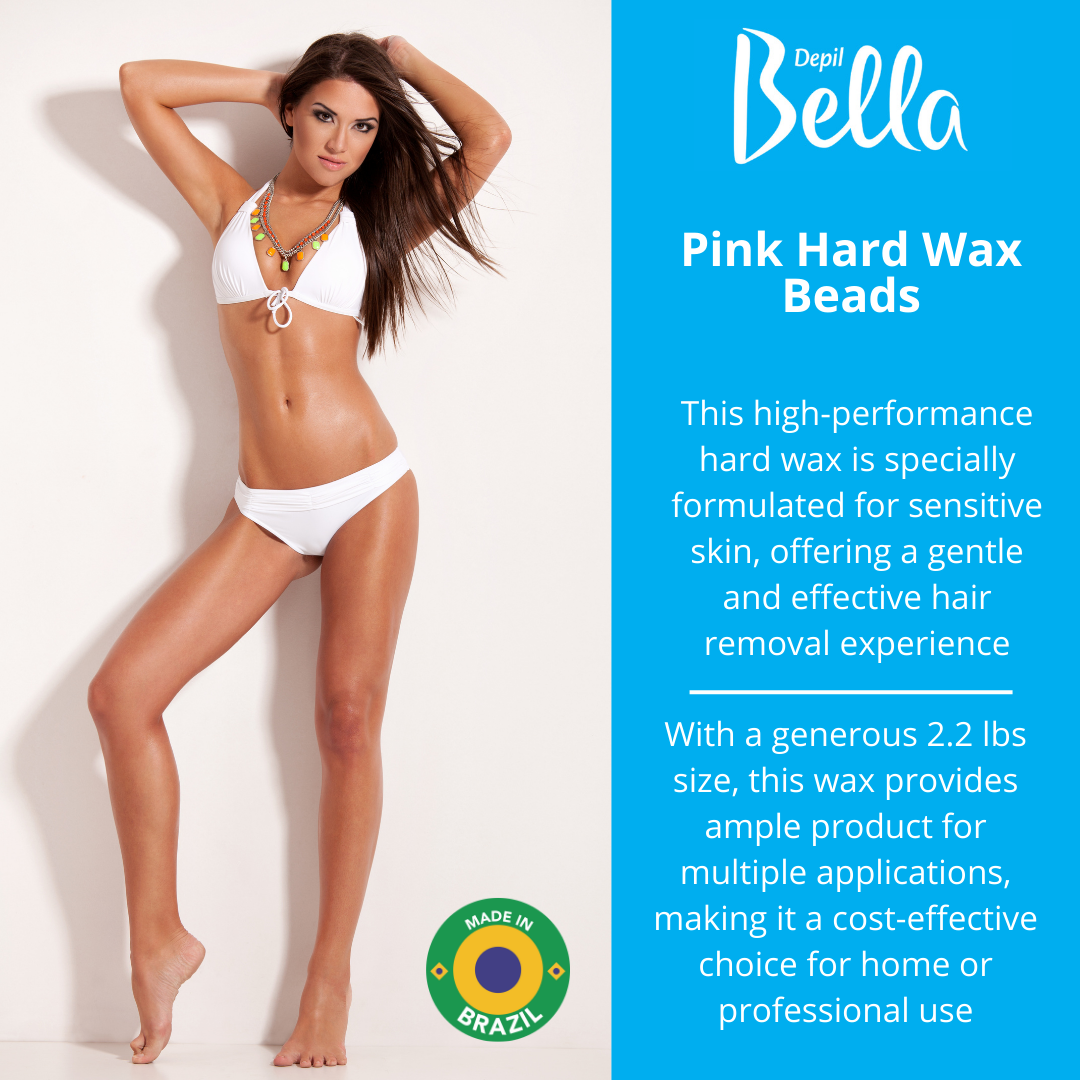 Depil Bella Pink Pitaya Confetti Hard Wax Beads - High-Performance Hair Removal | Vegan 2.2 lbs-HARDWAX-DEPILBELLA