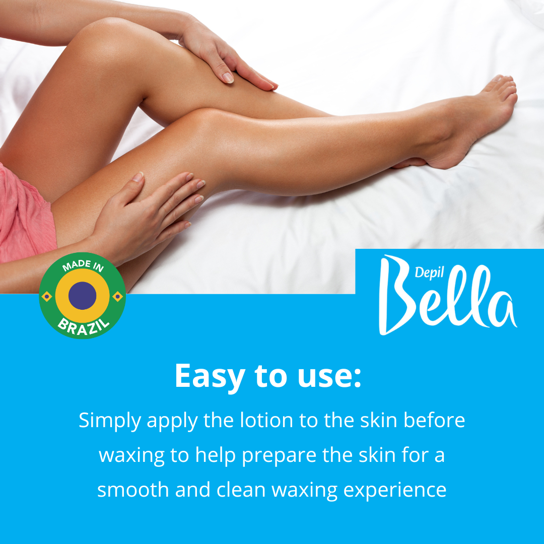 Depil Bella Pre-Waxing Astringent Lotion, Mint Extract, 500ml - Prepares Skin for Smooth Waxing (6 Units Offer)-LOTIONS-DEPILBELLA