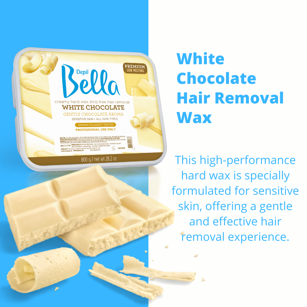 Depil Bella Premium Hard Wax with White Chocolate - 28.2 Oz-HARDWAX-DEPILBELLA