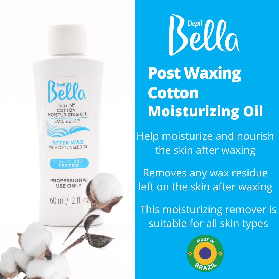 Depil Bella Waxing Bundle: Pre-Wax Astringent Lotion with Mint & Post-Wax Oil with Cotton Seed, 60 ml Each-LOTIONS-DEPILBELLA