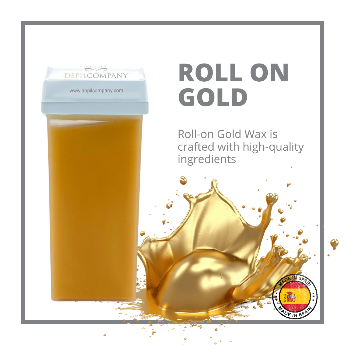 Depilcompany Roll-on Gold 96 Units-SOFTWAX-DEPILCOMPANY