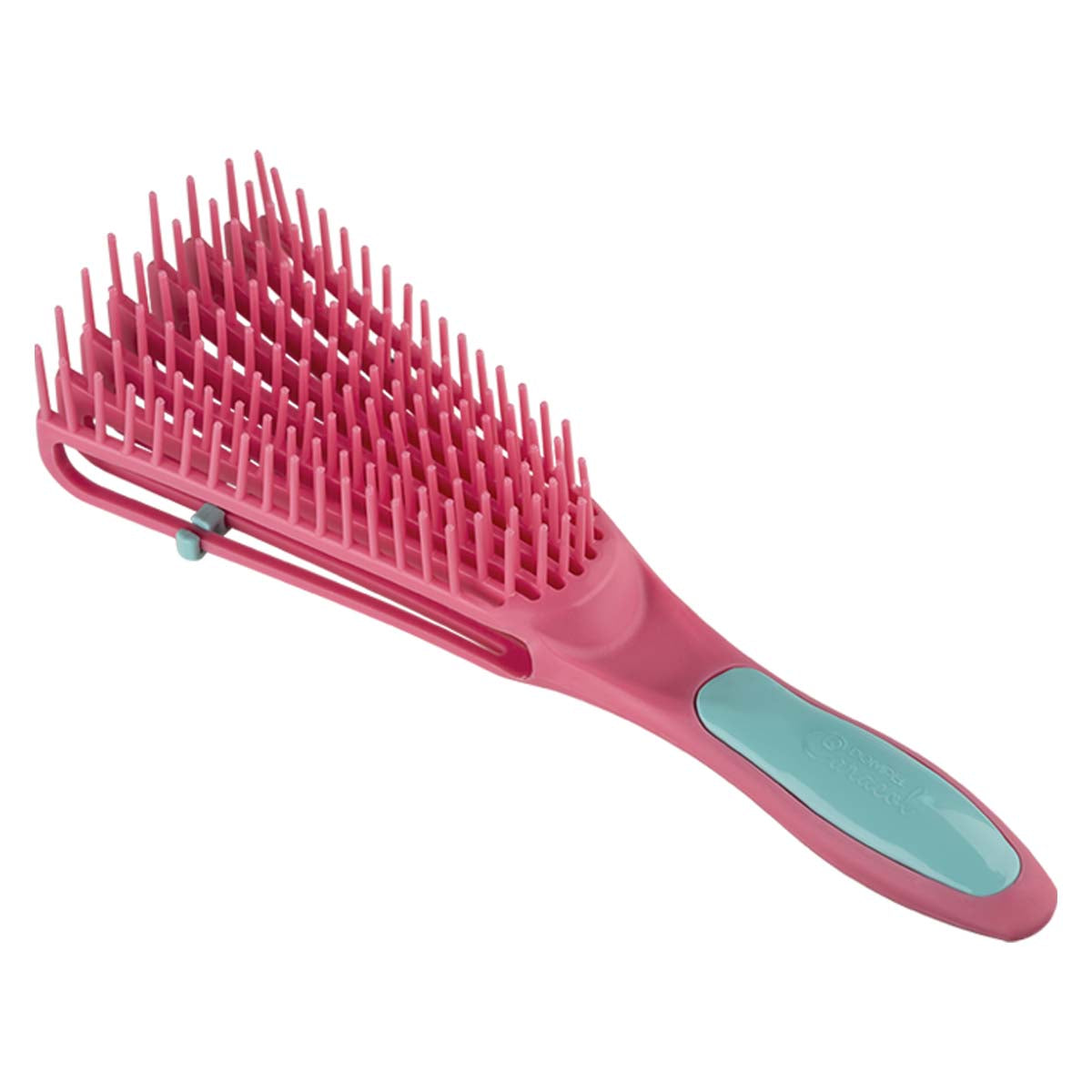 Dompel Caracol Curl Brush Set - 4 Piece Set (Yellow, Pink, Purple, Blue) - Antistatic Brush with Soft, Flexible Bristles, Specifically Designed for the Curl Brushing Routine.-HAIR STYLIST-DOMPEL