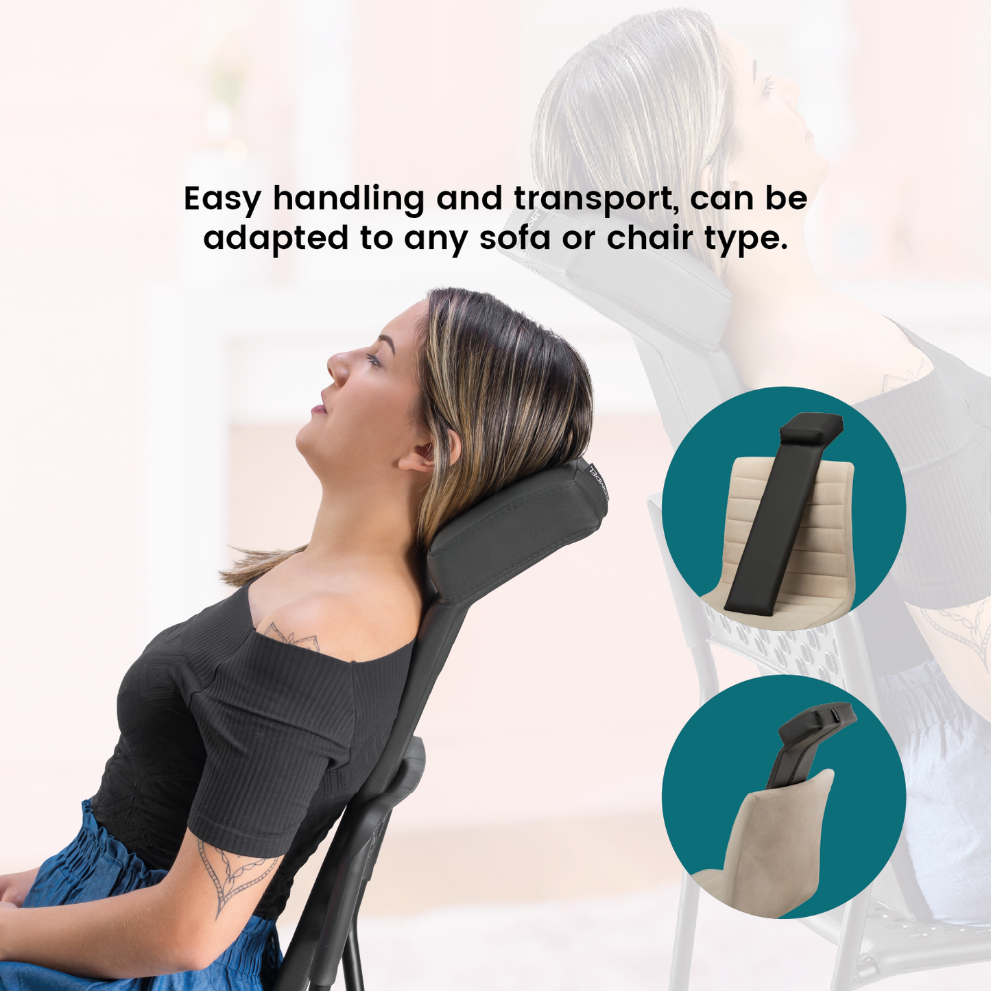 Dompel Headrest Accessory for Makeup Chair Model 3074-HAIR STYLIST-DOMPEL