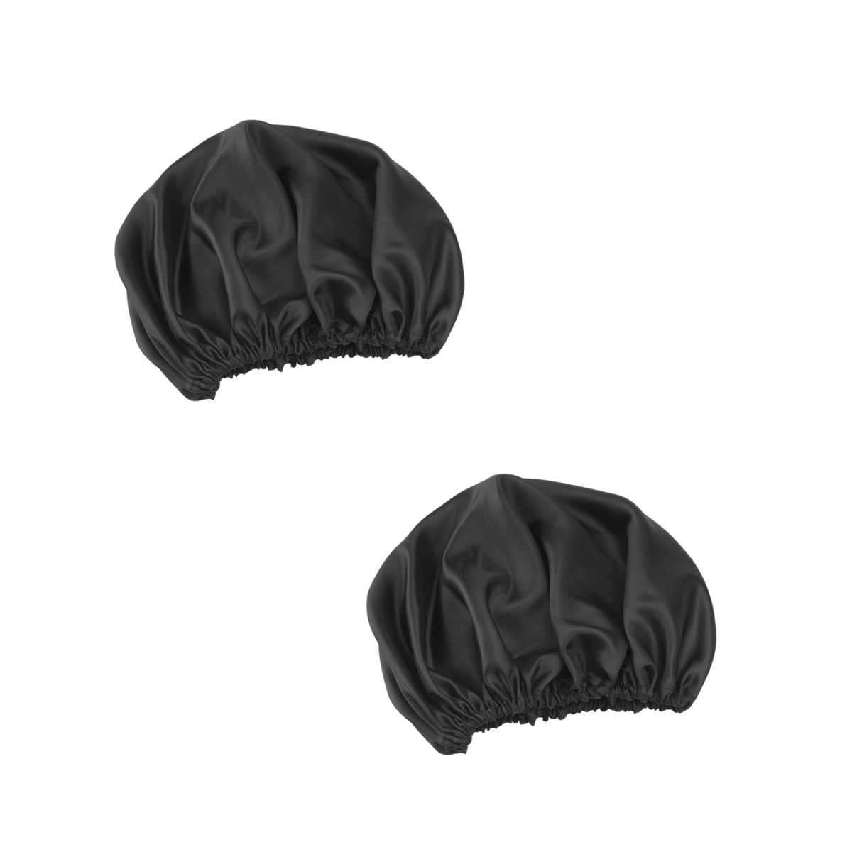 Dompel Satin Hair Cap for Frizz-Free Sleep, Model 392 (2 PCS)-HAIR STYLIST-DOMPEL