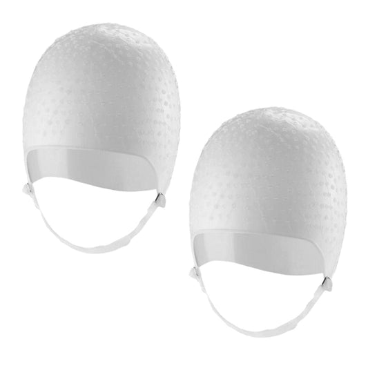 Dompel Silicone Highlight Hair Cap with Needle | Model 233 CA (2 PCS)-HAIR STYLIST-DOMPEL