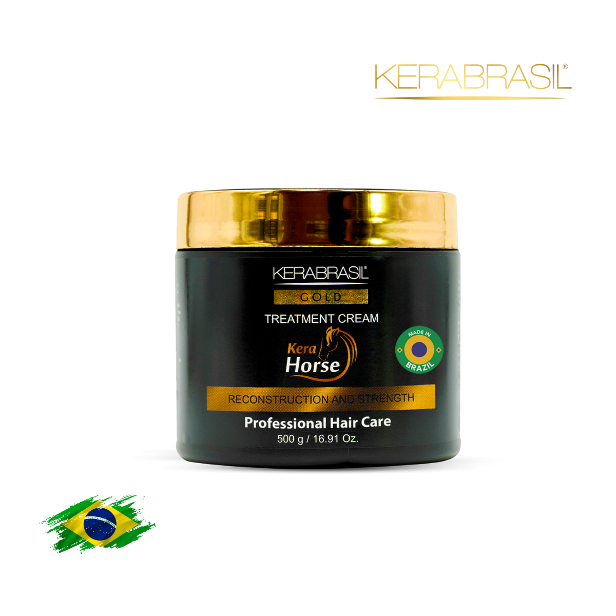 KERABRASIL Kerahorse Hair Treatment 500g - Biotin & Keratin Enriched-KERABRASIL