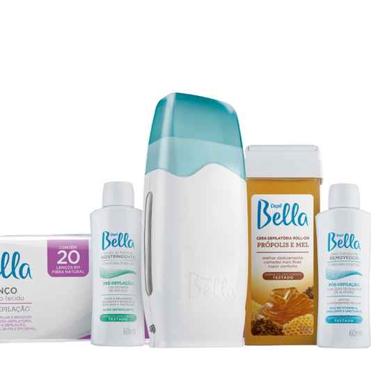 Kit Depil Bella Hair Removal Waxing | Wax With Warmer-ACCESSORIES-DEPILBELLA