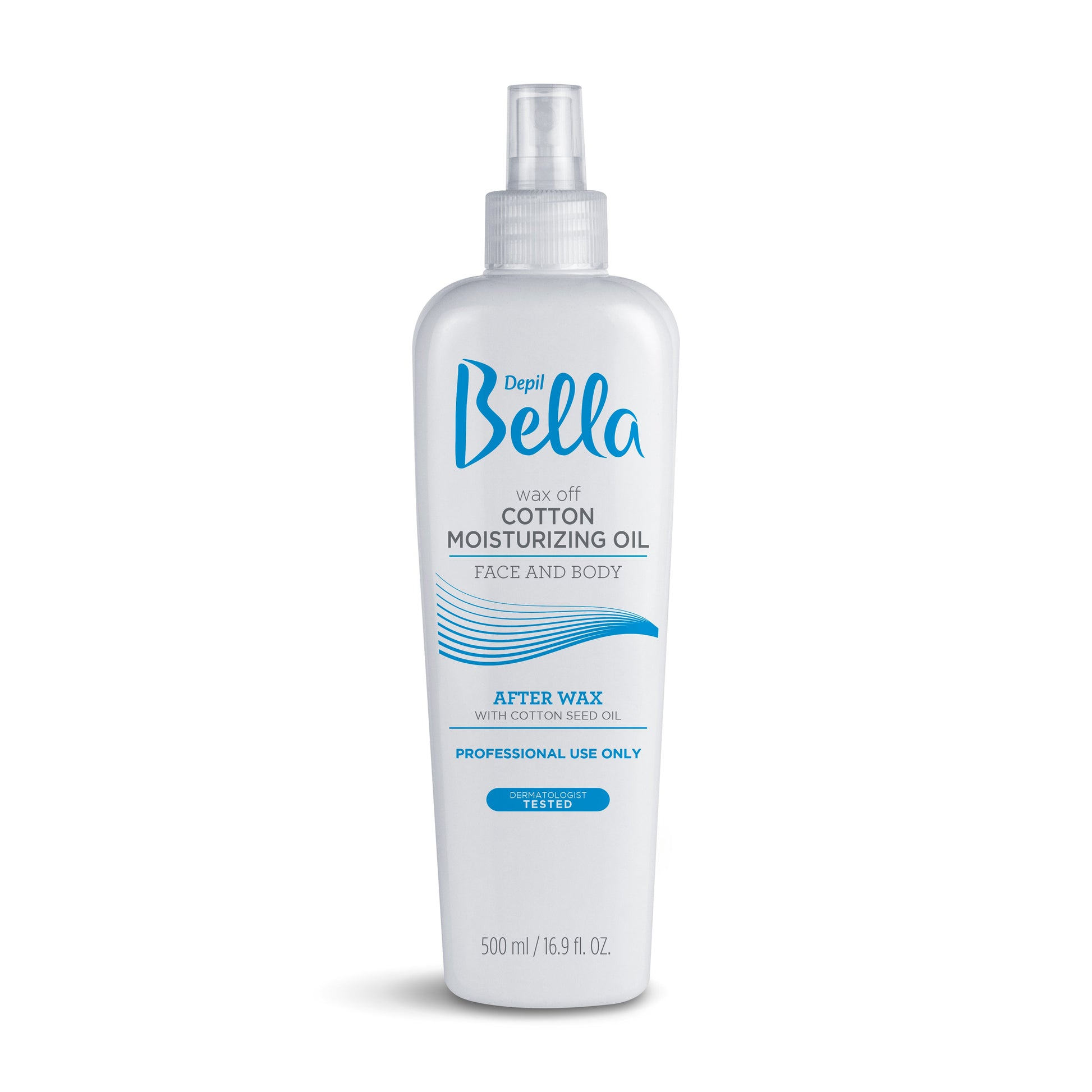 Depil Bella Post Waxing - Oil Moisturizing Remover with Cotton Seed Oil 500 ml (6 Units offer) - Depilcompany