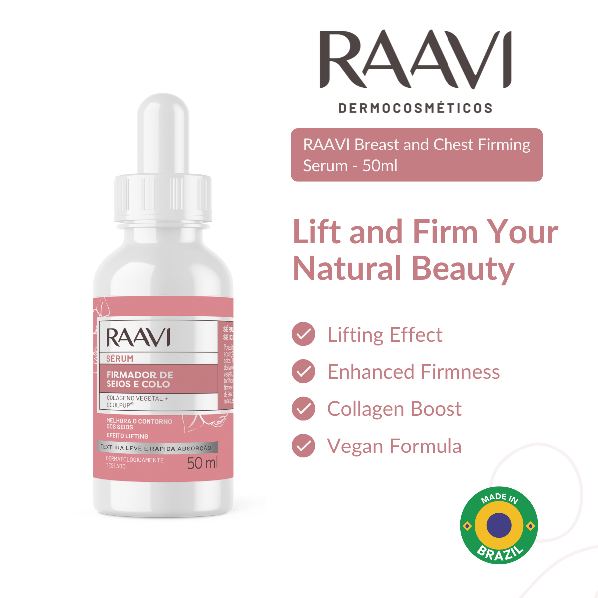 RAAVI Breast and Chest Firming Serum - 50ml-raavicosmetics