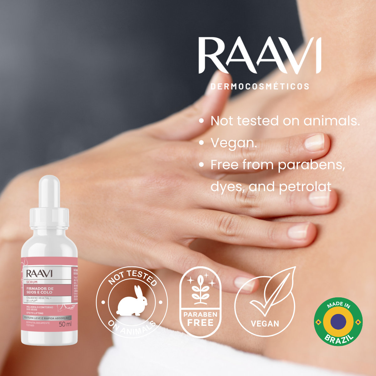 RAAVI Breast and Chest Firming Serum - 50ml-raavicosmetics