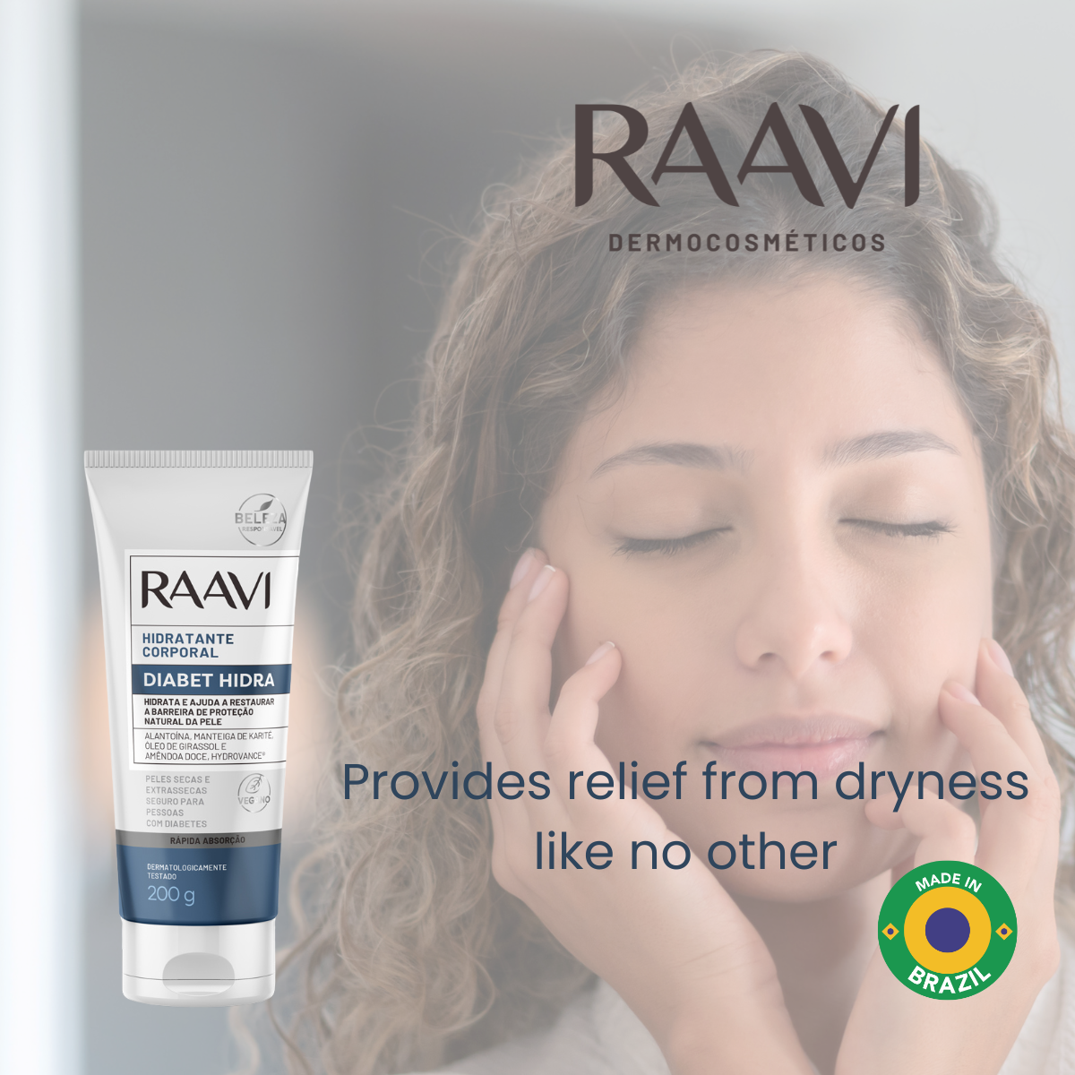 RAAVI Diabet Hidra Body Moisturizer - 200g-raavicosmetics