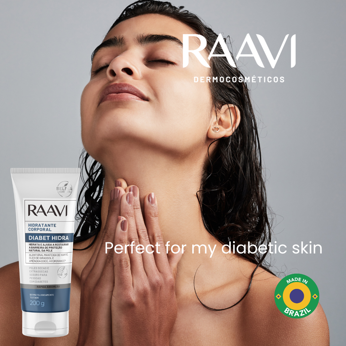 RAAVI Diabet Hidra Body Moisturizer - 200g-raavicosmetics