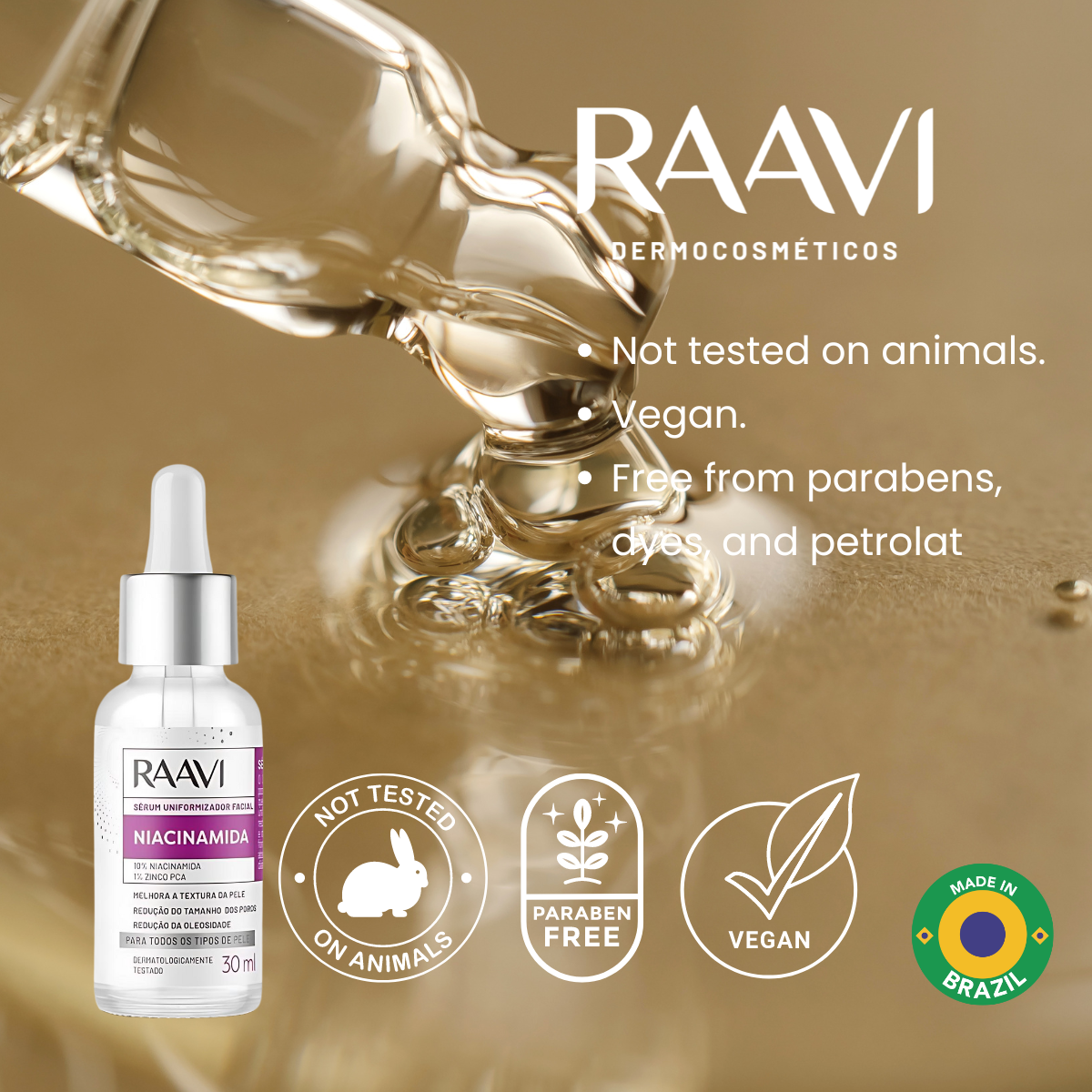 RAAVI Easy Niacinamide Unifying Serum - 30ml-raavicosmetics