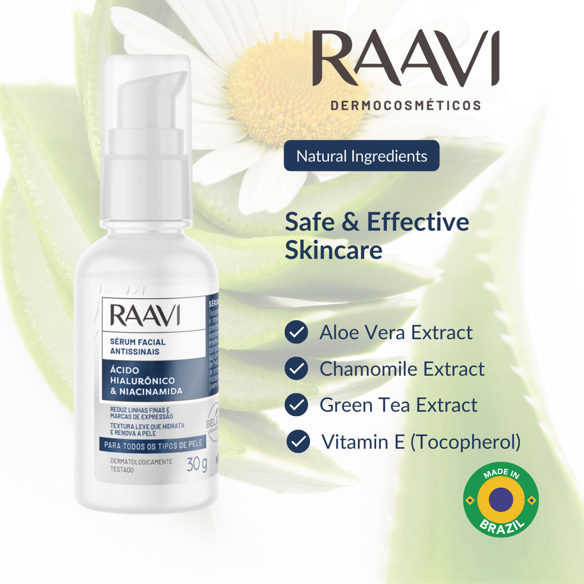 RAAVI Hyaluronic Acid Anti-Signal Facial Serum - 30g-raavicosmetics