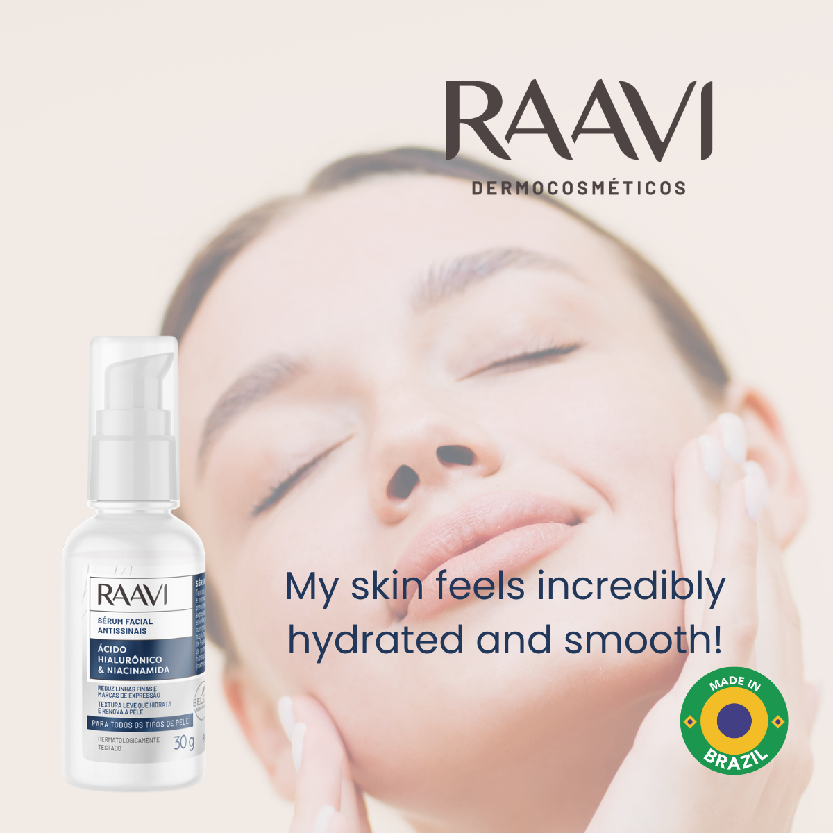 RAAVI Hyaluronic Acid Anti-Signal Facial Serum - 30g-raavicosmetics