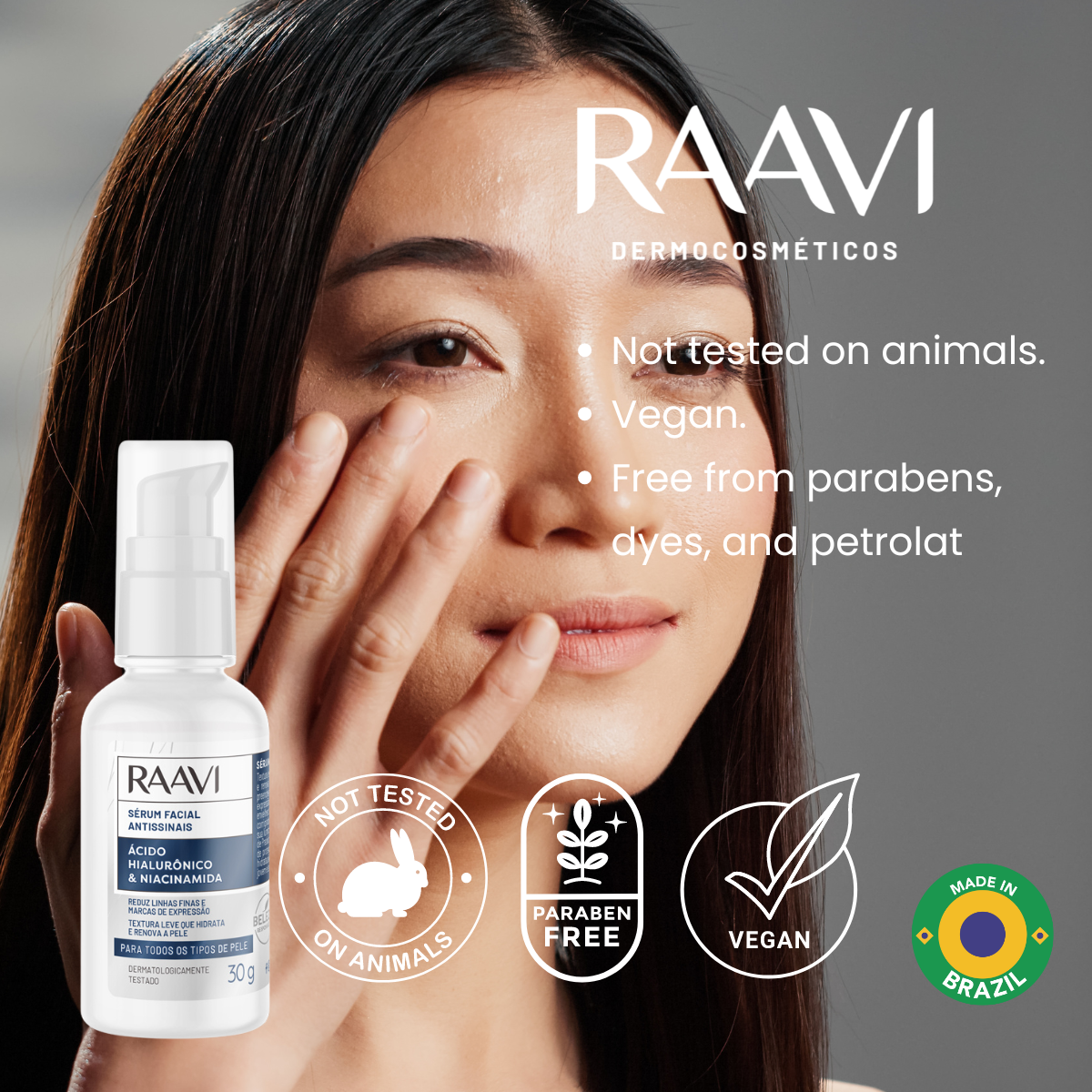 RAAVI Hyaluronic Acid Anti-Signal Facial Serum - 30g-raavicosmetics