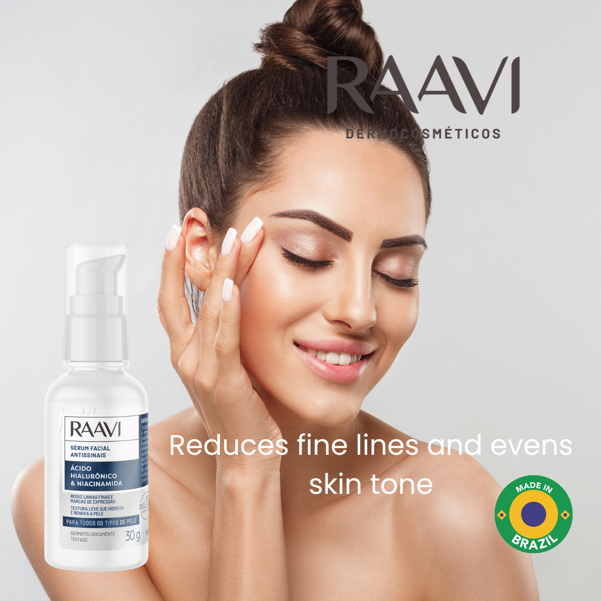 RAAVI Hyaluronic Acid Anti-Signal Facial Serum - 30g-raavicosmetics