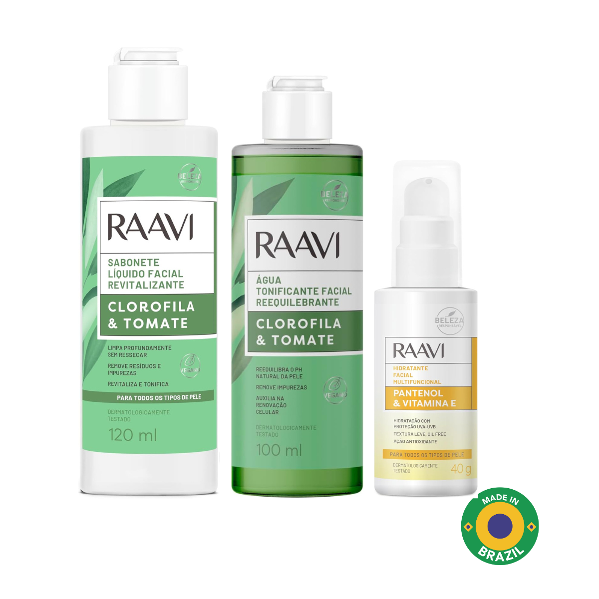 RAAVI Essential Care Facial Kit – Limpieza, Hidratación y Protección SPF30-raavicosmetics