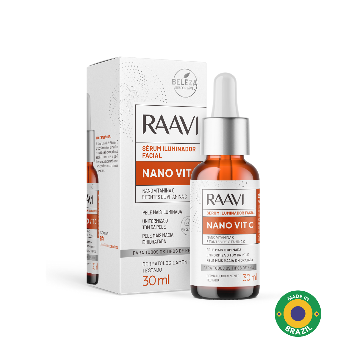 RAAVI Nano Vit C Facial Illuminating Serum - 30ml-raavicosmetics