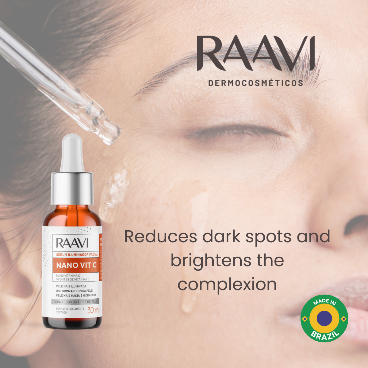 RAAVI Nano Vit C Facial Illuminating Serum - 30ml-raavicosmetics