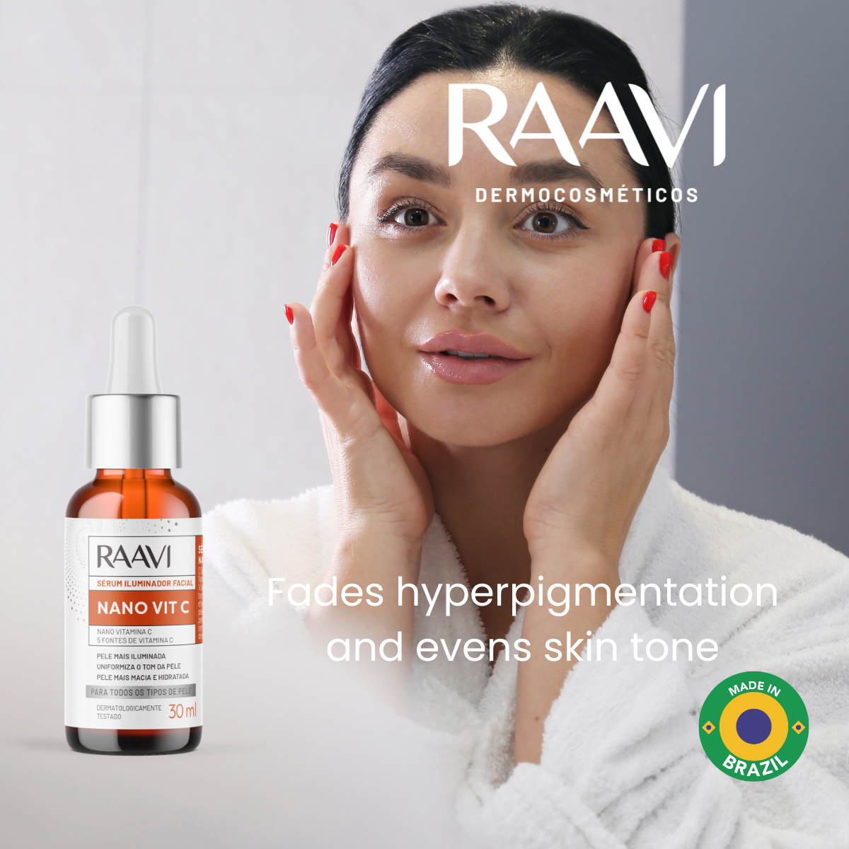 RAAVI Nano Vit C Facial Illuminating Serum - 30ml-raavicosmetics