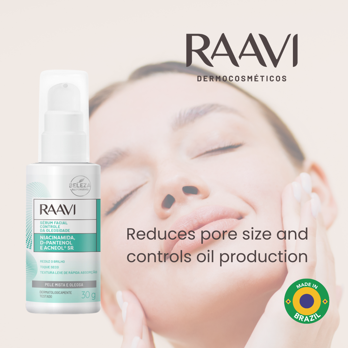 RAAVI Oil Control Facial Serum - 30g-raavicosmetics