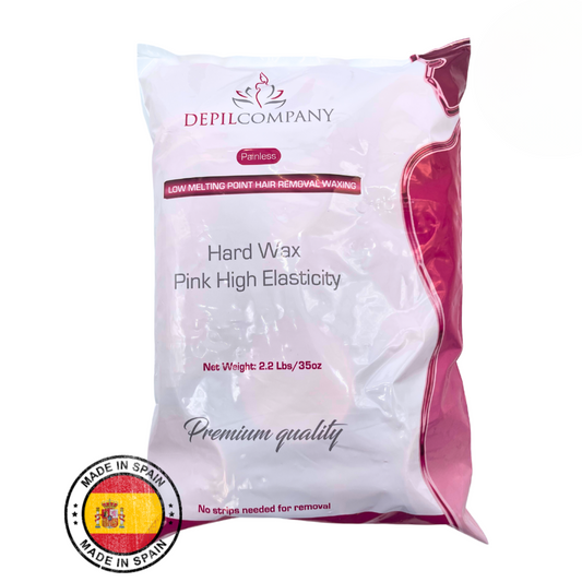 Depilcompany Pink Hard Wax – Smoothest Stripless Wax for Estheticians & Home Use