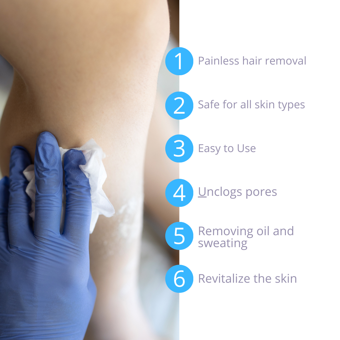Depil Bella hair removal benefits: painless, safe for all skin types, easy to use