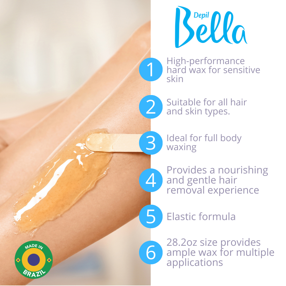 High Performance Honey Wax by Depil Bella for All Hair and Skin Types