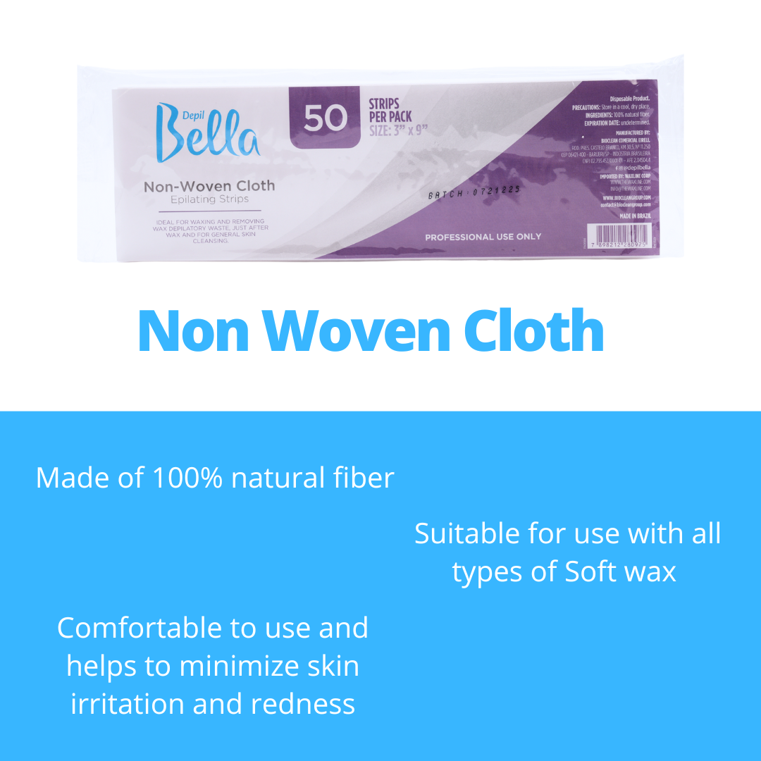 Depil Bella Non-Woven Cloth Strips for Soft Wax