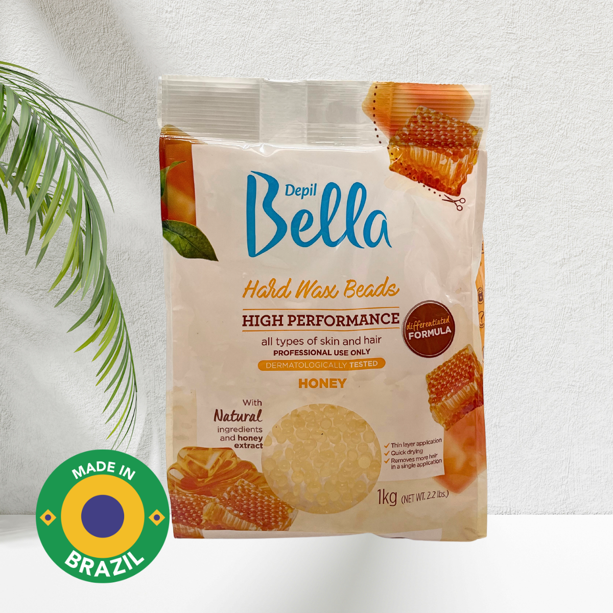 Depil Bella Honey wax application for smooth and hair-free skin with Depil Bella.