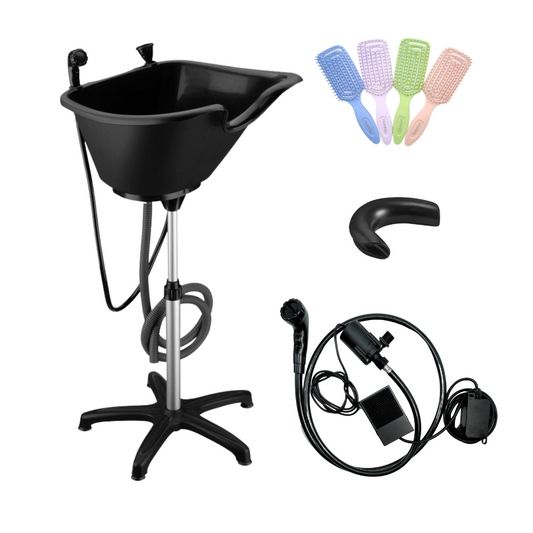 DOMPEL Portable Hair Washing Unit with Electric Pump