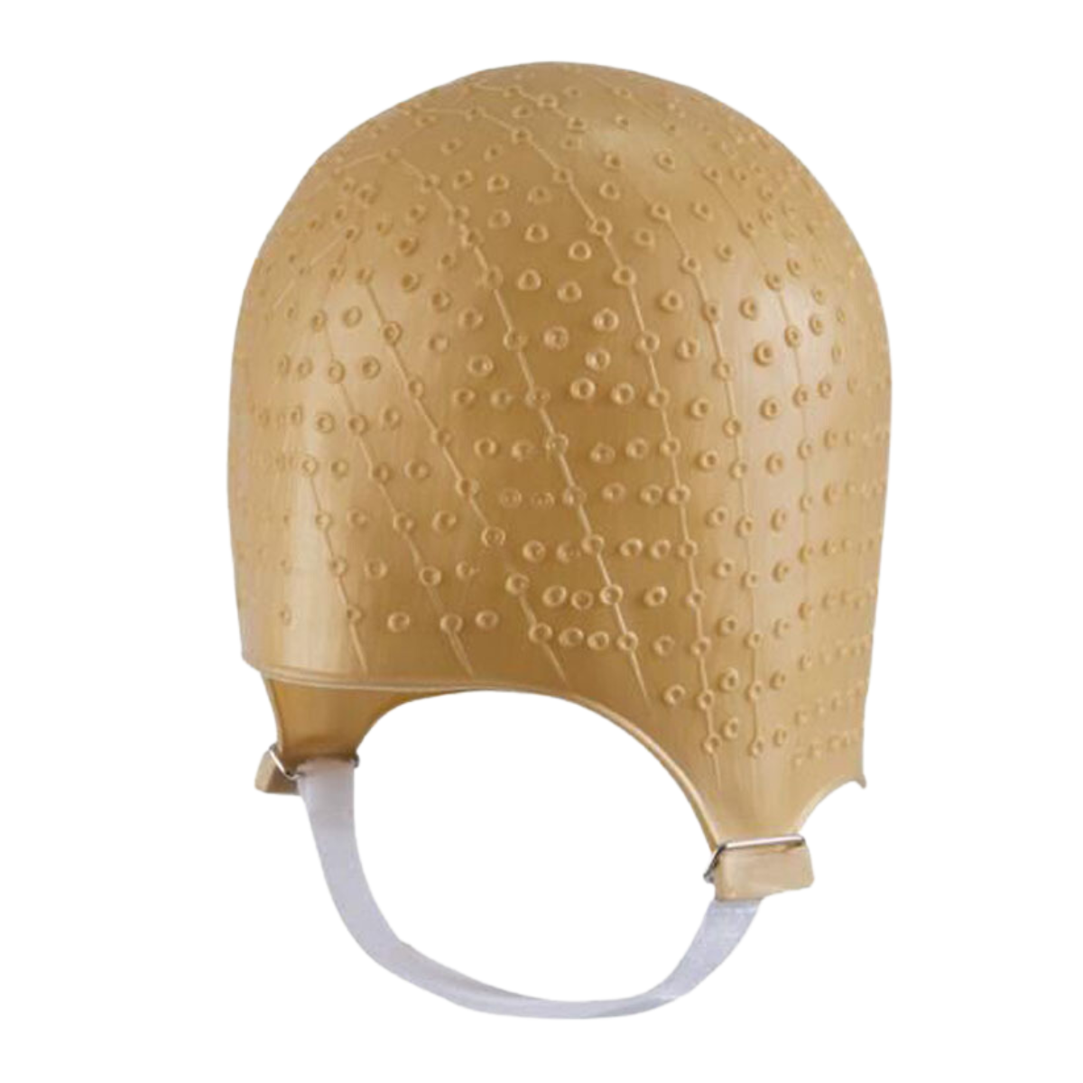 DOMPEL reusable professional silicone gold cap with hook, special for hair dyeing, high-quality and durable