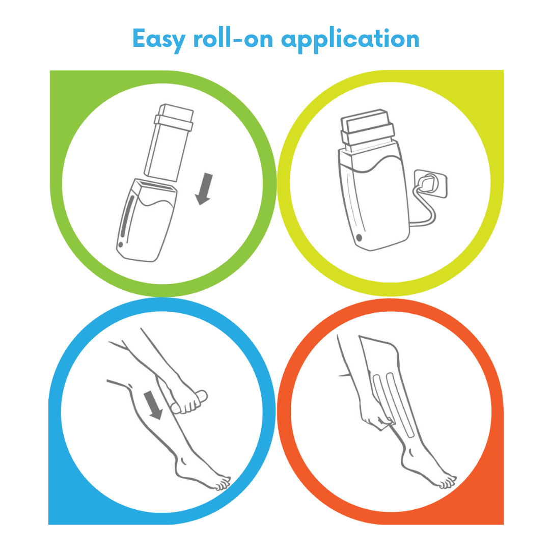 Depil Bella Easy Roll-On Wax Application