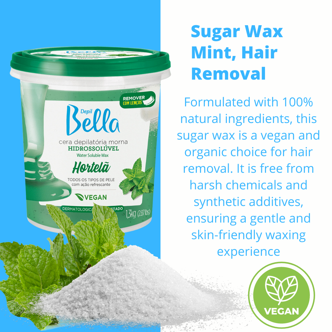 Vegan sugar wax for hair removal
