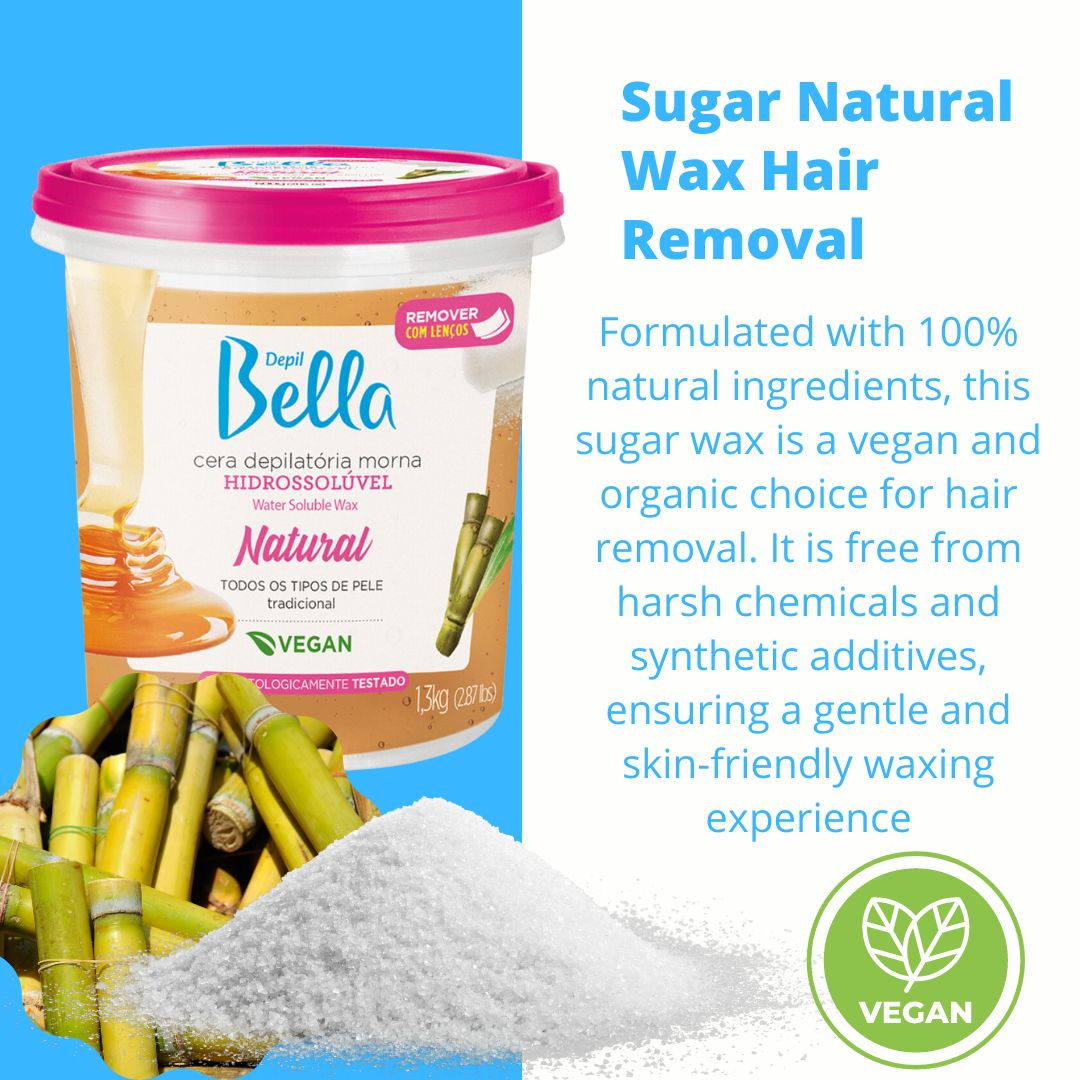 Ultimate Hair Removal Kit: Depil Bella Sugar Wax and Dolomite Bundle