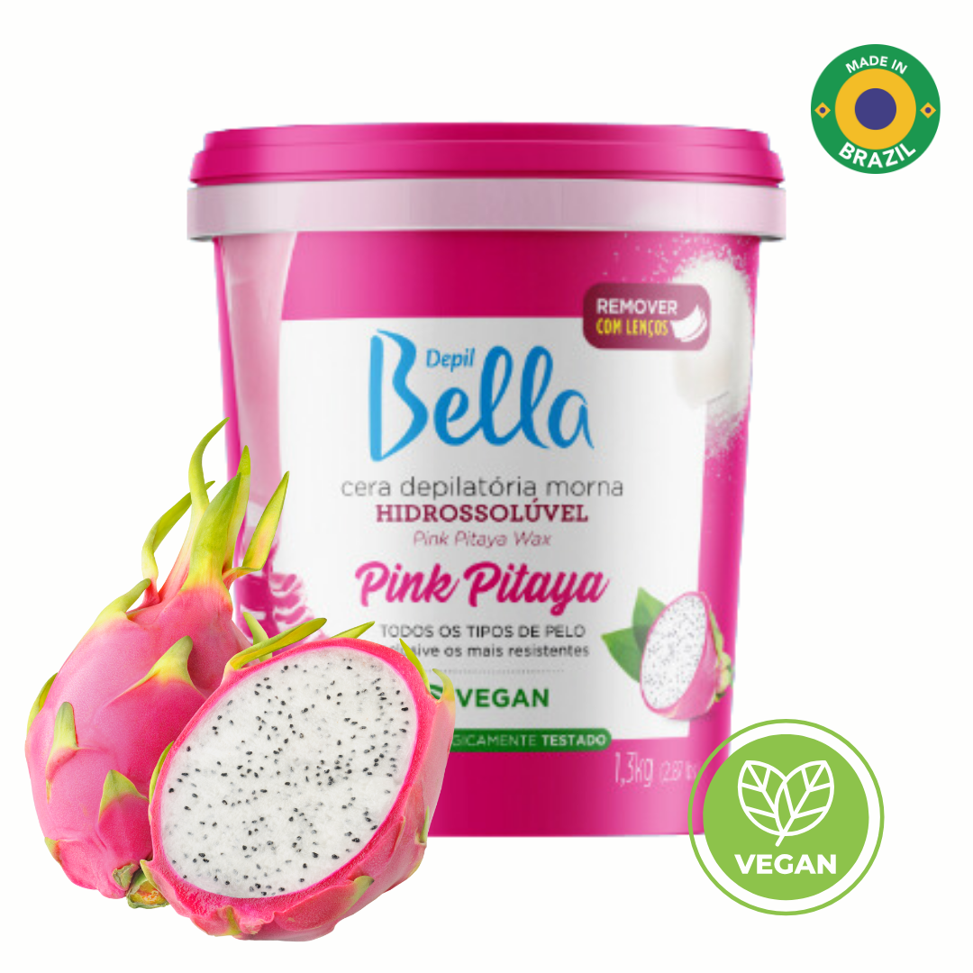 Vegan Pink Pitaya Wax by Depil Bella for hair removal